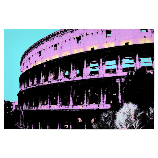 Poster 30x20 cm "Pop Art Colosseum" artboxONE - Reise,Architektur,Reise / Länder,Städte / Rom