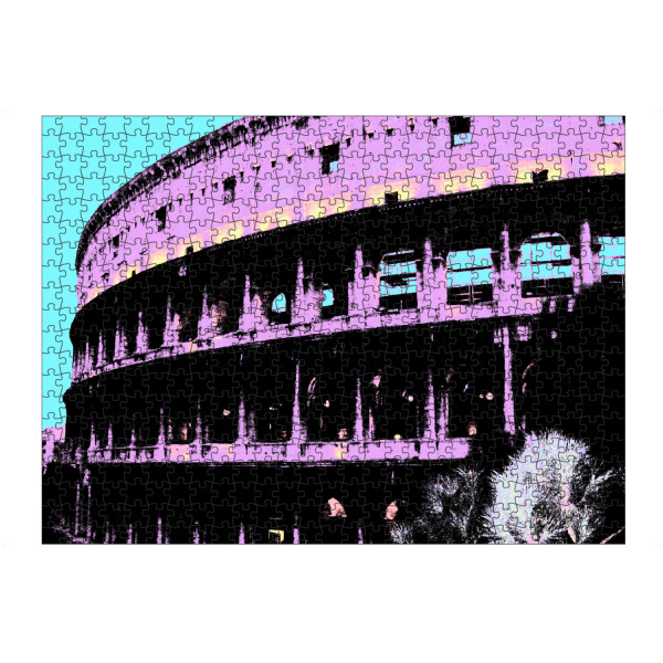 Puzzle Ravensburger "Pop Art Colosseum" artboxONE - Reise,Architektur,Reise / Länder,Städte / Rom