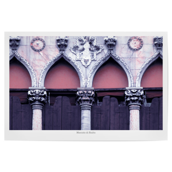 Poster "Rialtomarkt" artboxONE - Reise,Architektur,Städte / Venedig,Reise / Länder