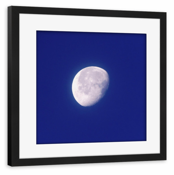 Poster mit Rahmen schwarz "Der abnehmende Mond" artboxONE - Natur,Reise,Reise / Länder