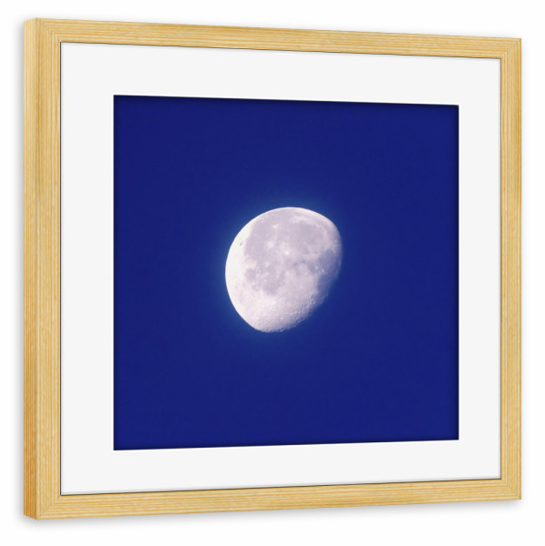 Poster mit Rahmen kiefer "Der abnehmende Mond" artboxONE - Natur,Reise,Reise / Länder