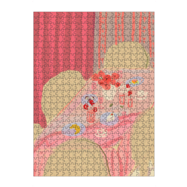 Puzzle Ravensburger "Rosé-Tisch" artboxONE - Floral,Essen & Trinken,Für Mama