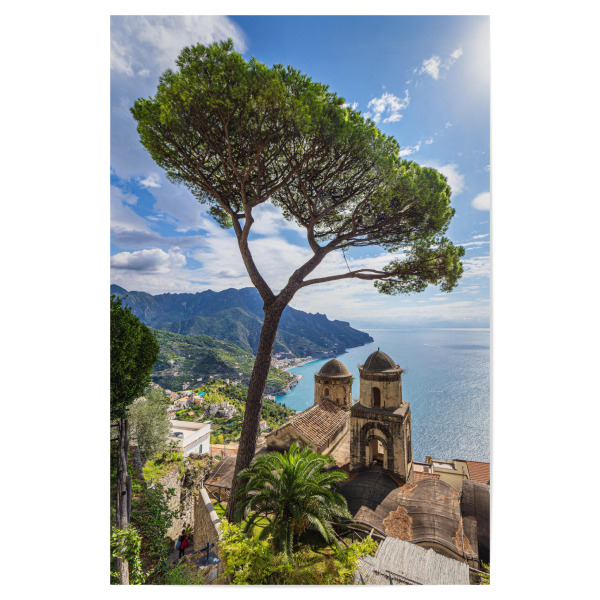 Poster 30x20 cm "Blick auf Ravello" artboxONE - Natur,Reise,Architektur,Reise / Strand und Meer,Reise / Länder