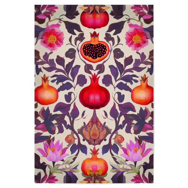 Poster 30x20 cm "Granatäpfel Früchte Kunst" artboxONE - Natur,Floral,Essen & Trinken / Obst & Gemüse