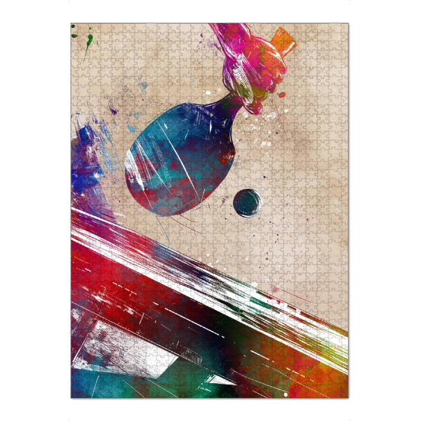 Puzzle Ravensburger "Tischtennissportart B" artboxONE - Sport,Sport / Motivation - Tischtennis,Tennis,Sport,Spiel,Ball,Grafik - Bild tischtennis