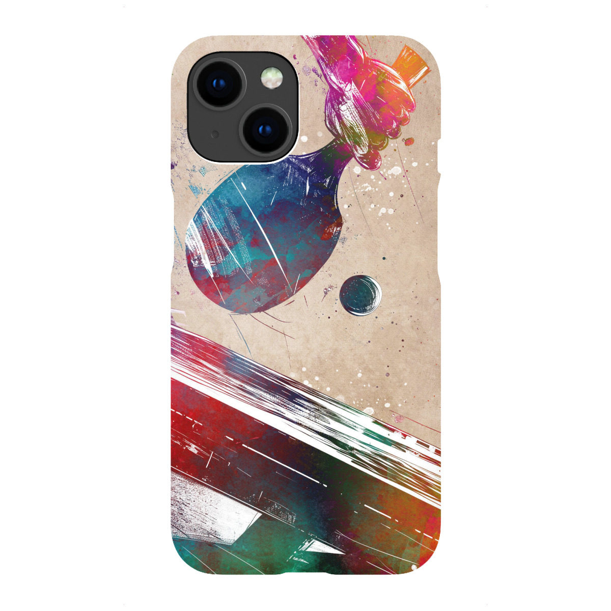 "Tischtennissportart B"für iPhone - Premium-Case Handyhülle artboxONE