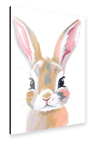 Alu-Dibond "Kleiner Hase - abstrakt" 30x20 cm artboxONE