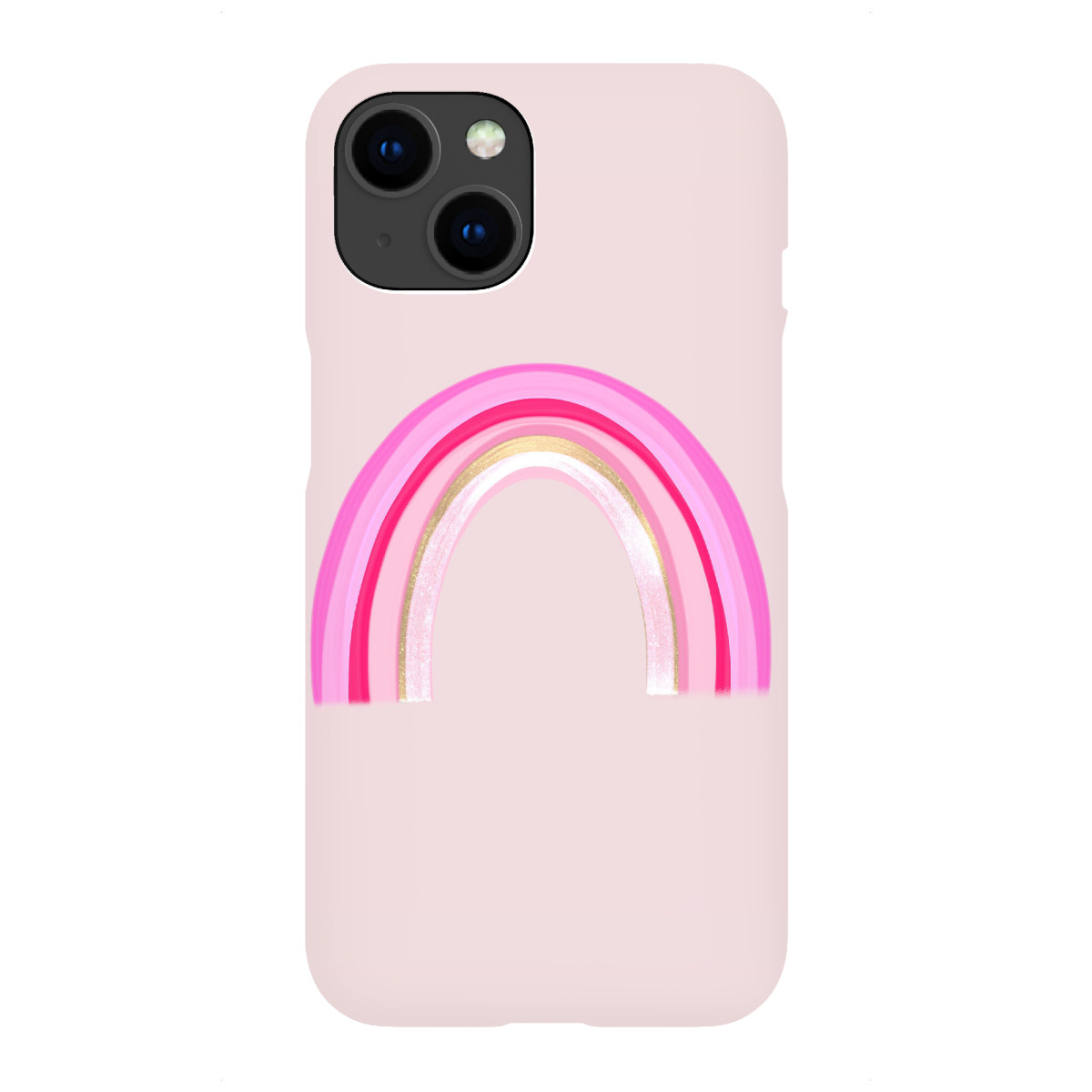 iPhone "Schillernder rosa Regenbogen" Premium-Case Handyhülle artboxONE