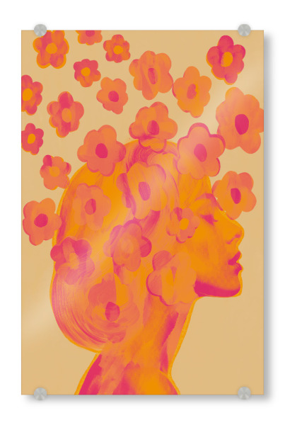 Acrylglasbild "Bloom von TAS" artboxONE - Natur,Floral,Abstrakt