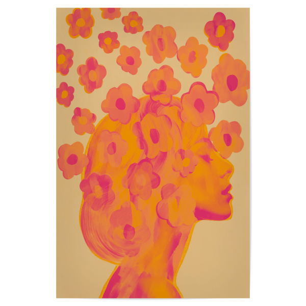 Poster "Bloom von TAS" artboxONE - Natur,Floral,Abstrakt