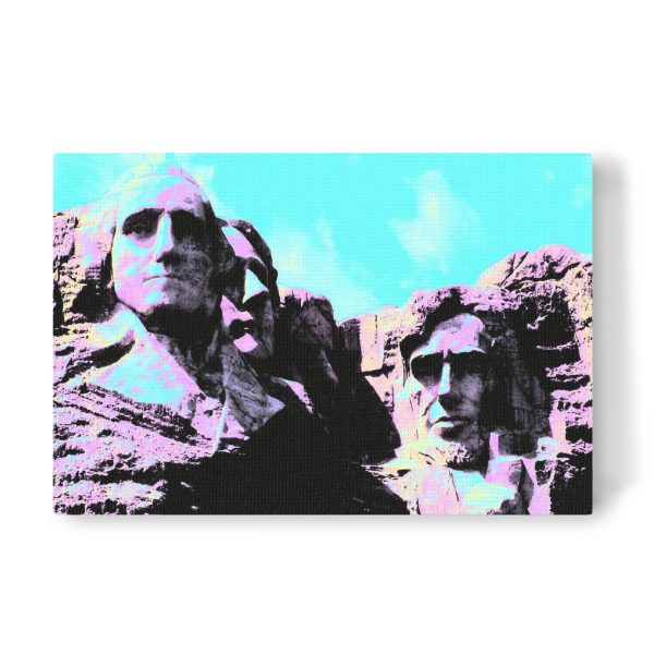 Leinwandbild "Mount Rushmore Pop-Art" artboxONE - Reise,Reise / Länder