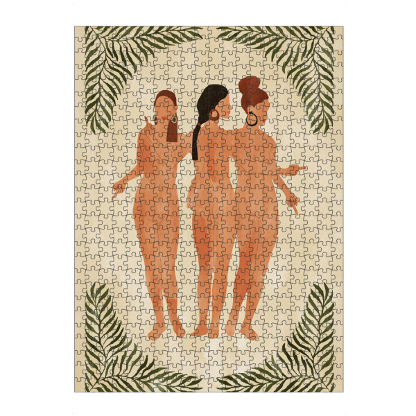 artboxONE Puzzle "Liebes Patriarchat von TAS" artboxONE - Floral,Abstrakt,Menschen