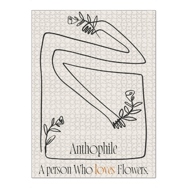 Puzzle Ravensburger "Jemand, der Blumen schätzt" artboxONE - Typografie,Floral,Abstrakt