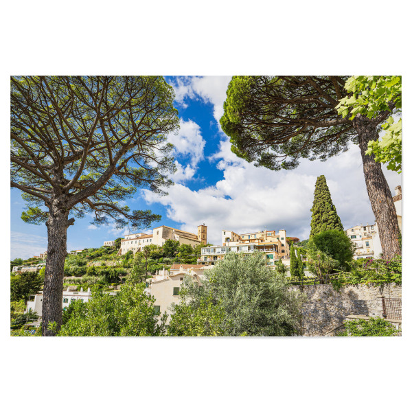 Poster "Häuser und Bäume in Ravello" artboxONE - Natur,Reise,Architektur,Reise / Länder