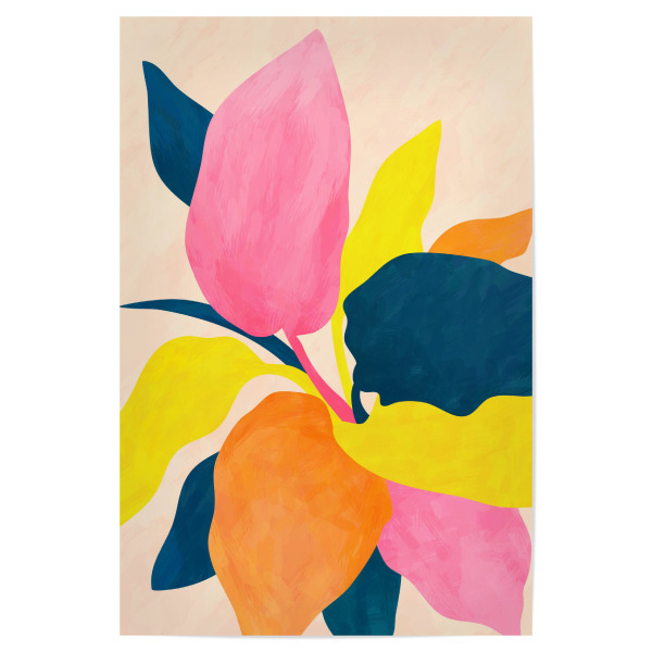 Poster 30x20 cm "Spritzer Natur" artboxONE - Floral,Abstrakt