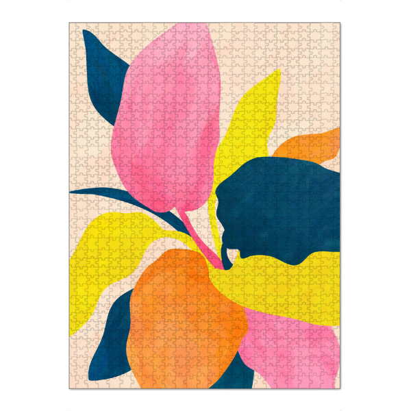 Puzzle Ravensburger "Spritzer Natur" artboxONE - Floral,Abstrakt