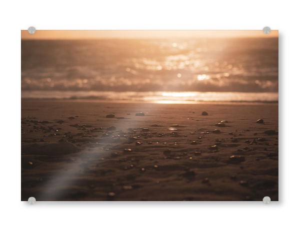 Acrylglasbild "Sand und Steine" artboxONE - Natur,Reise,Reise / Strand und Meer,Reise / Länder