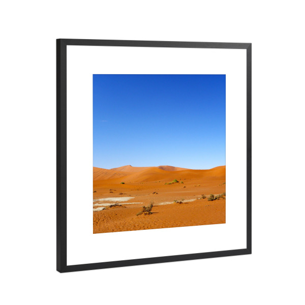 Poster mit Rahmen Schwarz (Metallic) "Deadvlei Panorama" artboxONE - Natur,Reise,Reise / Afrika,Reise / Länder