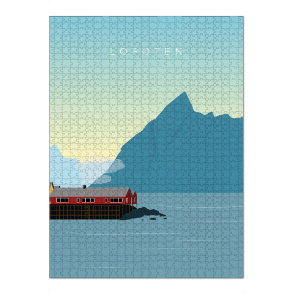 Puzzle Ravensburger "Lofoten - Nordnorwegen" artboxONE - Reise,Architektur,Reise / Strand und Meer,Reise / Länder
