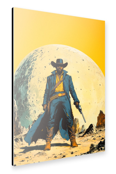 Alu-Dibond "Gelbe Gerechtigkeit" 30x20 cm artboxONE