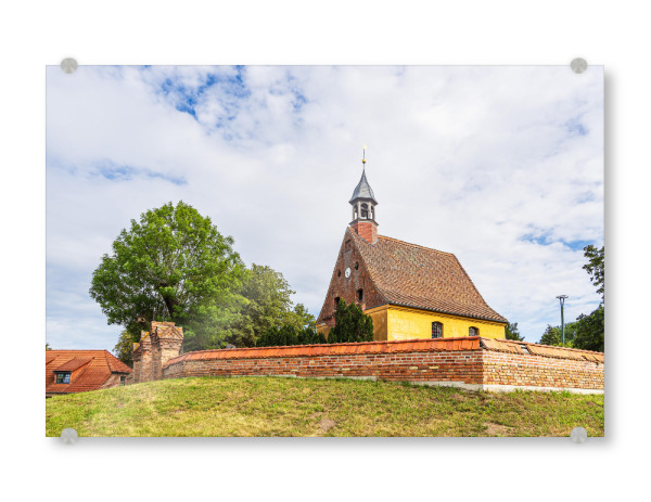 Acrylglasbild "Kirche in Reez" artboxONE - Reise,Architektur
