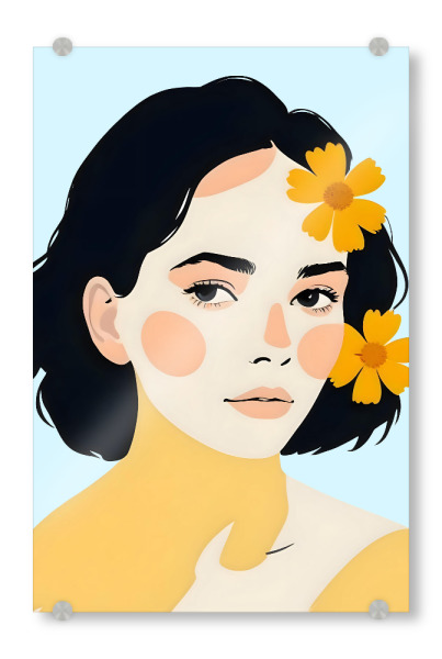 Acrylglasbild "Vielfältiger Mensch" artboxONE - Menschen