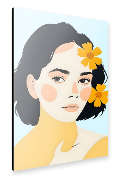 Alu-Dibond "Vielfältiger Mensch" 30x20 cm artboxONE