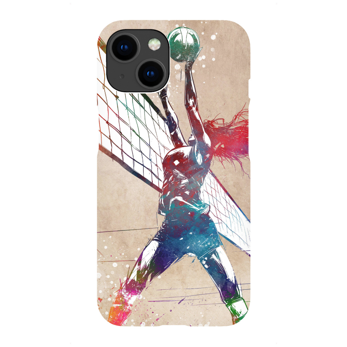 iPhone "Volleyballsportkunst C" Premium-Case Handyhülle artboxONE