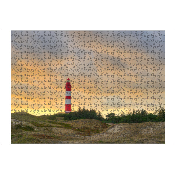 Puzzle Ravensburger "Amrumer Leuchtturm" artboxONE - Reise,Architektur,Reise / Strand und Meer