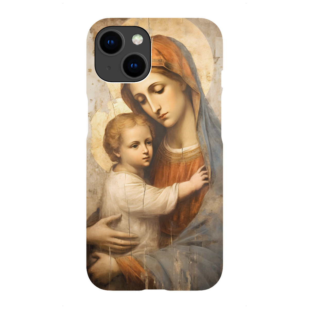 iPhone "Mutter Gottes mit Kind" Premium-Case Handyhülle artboxONE