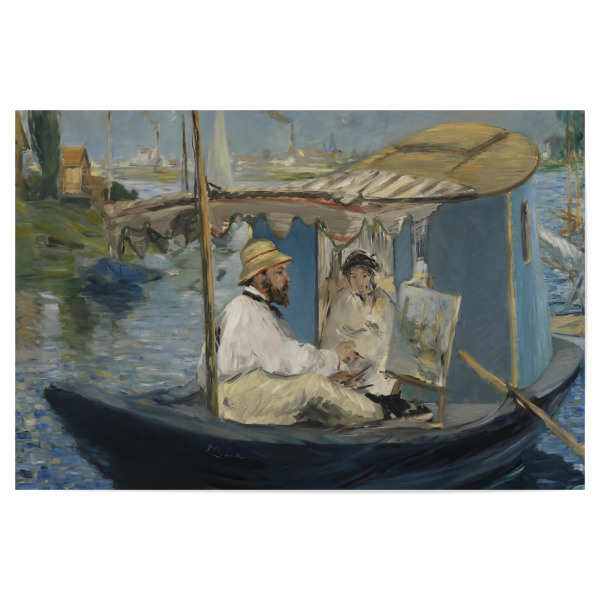 Poster 30x20 cm "Monet malt in seinem Atelier" artboxONE - Reise,Menschen,Für Mama,Für Papa