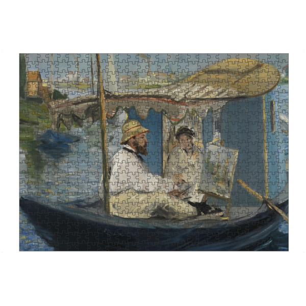 artboxONE Puzzle "Monet malt in seinem Atelier" artboxONE - Reise,Menschen,Für Mama,Für Papa