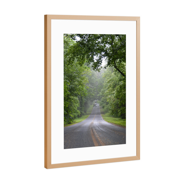 Poster mit Rahmen Kupfer "Skyline Drive" artboxONE - Natur,Reise,Reise / Länder