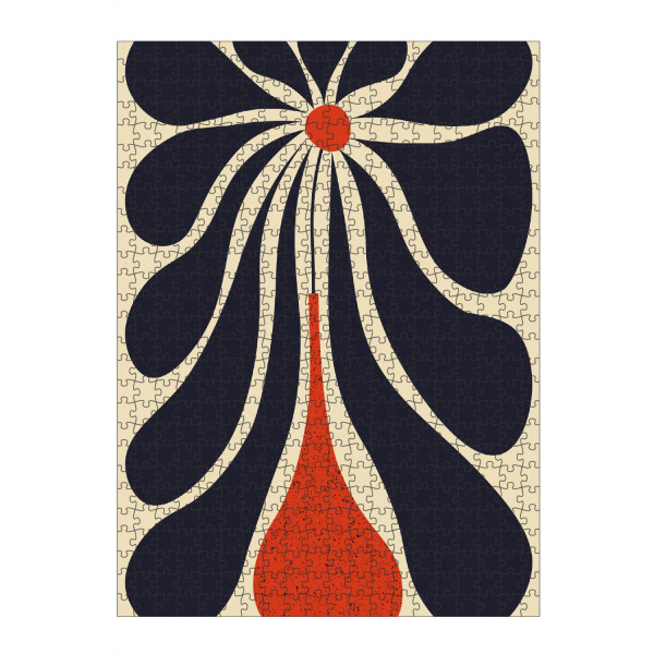 Puzzle Ravensburger "Galitsyna - Lazy Flower" artboxONE - Natur,Floral,Abstrakt