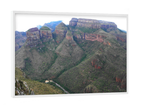 Poster mit weißem Rahmen "Blyde River Canyon, Mpumalanga" artboxONE - Natur,Reise,Reise / Afrika,Reise / Länder