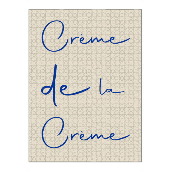 Puzzle Ravensburger "Crème de la Crème Gourmet" artboxONE - Typografie,Essen & Trinken,Reise / Länder
