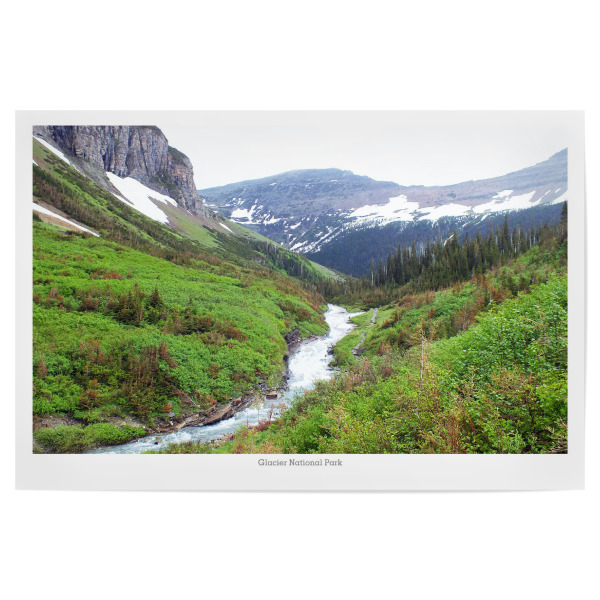 Poster 30x20 cm "Glacier National Park, Montana" artboxONE - Natur,Reise,Reise / Länder