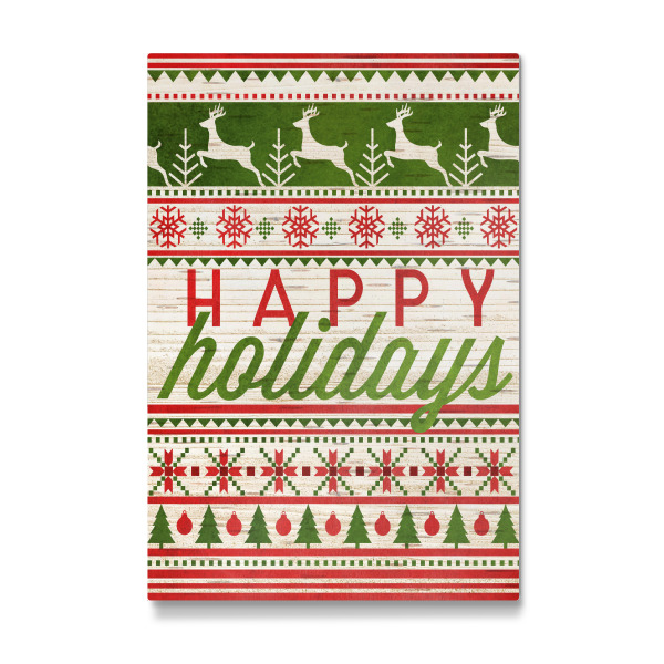 Galerie-Print "Glücklichste Feiertage" 75x50 cm artboxONE