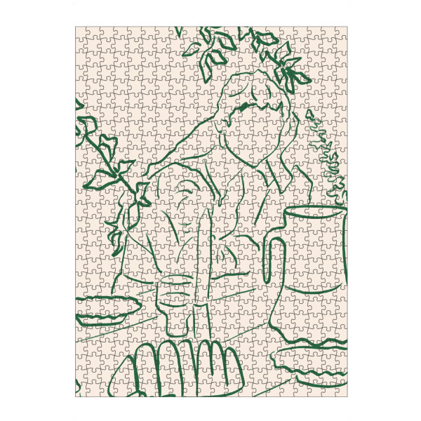 artboxONE Puzzle "Ruhiger Abend" artboxONE - Essen & Trinken,Abstrakt,Menschen