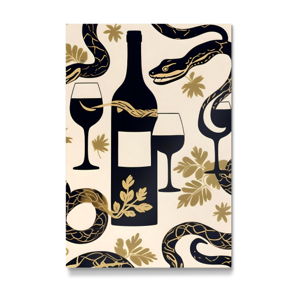 Galerie-Print "Schlangen & Weine" 30x20 cm artboxONE