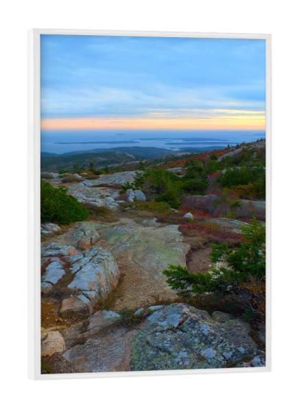 Poster mit weißem Rahmen "Cadillac Mountain @ Maine" artboxONE - Natur,Reise,Reise / Strand und Meer,Reise / Länder