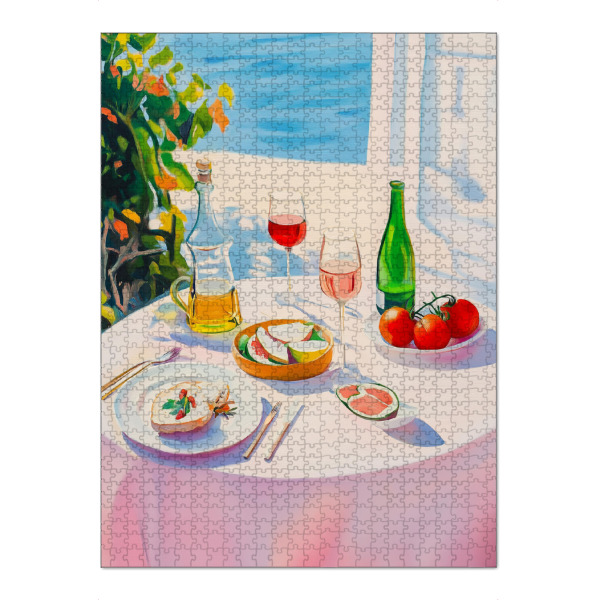 Puzzle Ravensburger "Gourmet im Süden" artboxONE - Natur,Reise / Strand und Meer,Essen & Trinken / Obst & Gemüse