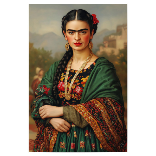 Poster "Frida die Seele Mexikos" artboxONE - Floral,Menschen,Weihnachten