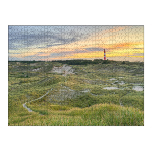 Puzzle Ravensburger "Dünen beim Leuchtturm Amrum" artboxONE - Natur,Reise,Reise / Strand und Meer