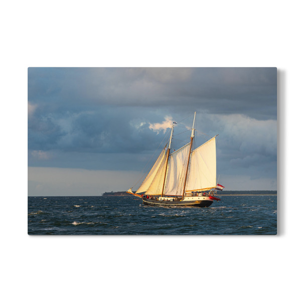 Galerie-Print "Segelschiff mit Segel" 30x20 cm artboxONE