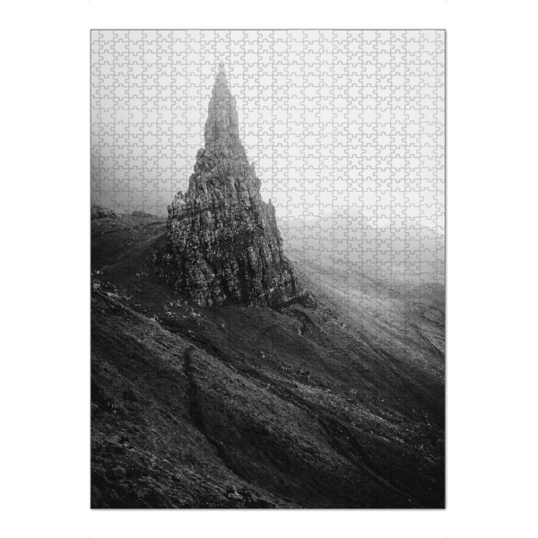 Puzzle Ravensburger "Peak in black and white" artboxONE - Natur,Reise,Schwarzweiß,Reise / Länder