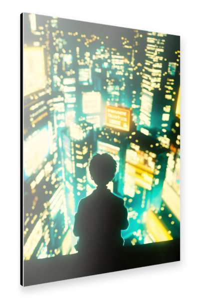 Alu-Dibond "Allein über Tokio" 30x20 cm artboxONE