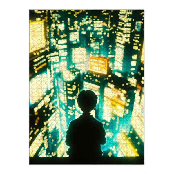 Puzzle Ravensburger "Allein über Tokio" artboxONE - Reise,Reise / Asien,Städte / Tokio,Fiktion