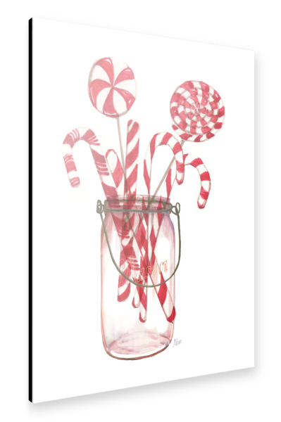 Alu-Dibond "Pfefferminz-Leckereien" 75x50 cm artboxONE