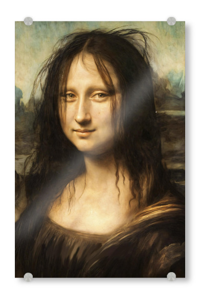 Acrylglasbild "Montag Mona" artboxONE - Menschen,Lustig